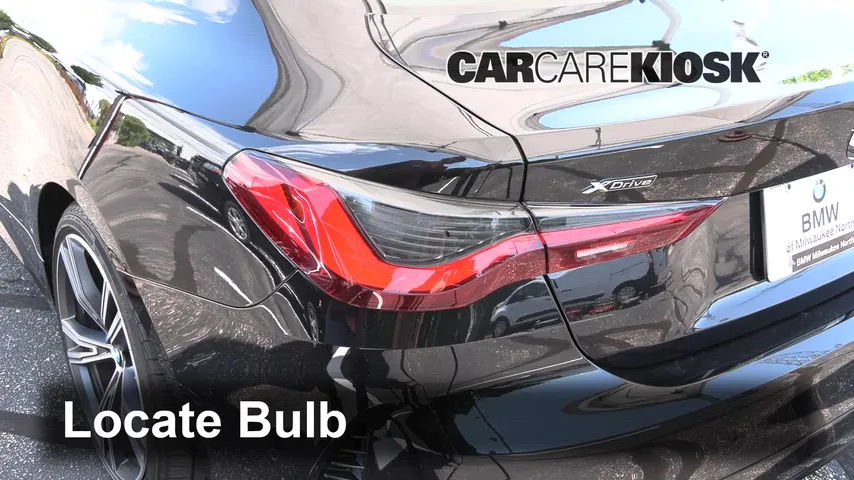 2024 BMW 430i xDrive 2.0L 4 Cyl. Turbo Éclairage Feux de position arrière (remplacer ampoule)